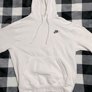 White nike hoodie Size medium for womens/teens